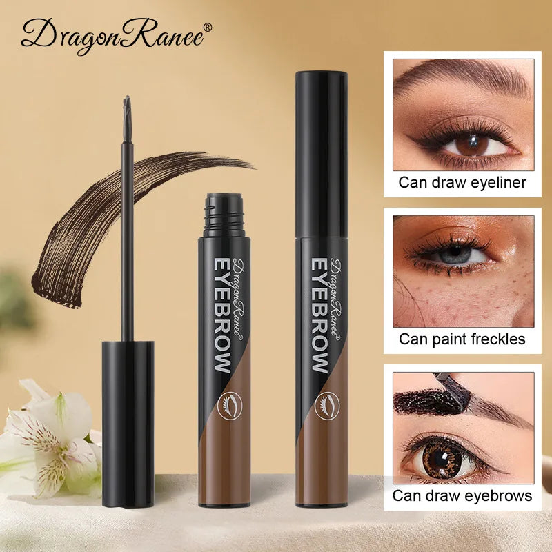 Peel-off Waterproof Tint Eyebrow Gel Makeup Long Lasting Eye Brow Enhancers Liquid Gel Tear Wear Easy Natural Brown Gray Tattoo