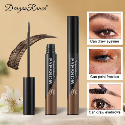Peel-off Waterproof Tint Eyebrow Gel Makeup Long Lasting Eye Brow Enhancers Liquid Gel Tear Wear Easy Natural Brown Gray Tattoo