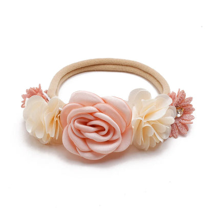 Baby Girl Headband Cute Baby Elastic Hair Band Newborn Head Flower Toddler Photo Props Headband Headwear Kids Accessories