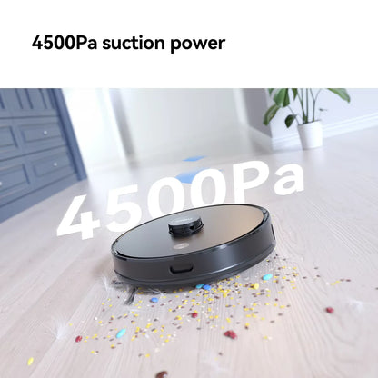 4500Pa Strong Suction Vacuum Cleaner Multiple Storable Map Robot Self-empty Sweeper Charing Station Home Appliance