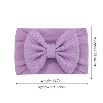 Baby Headband Nylon Infants Toddlers Elastic Hair Band for Newborn Girl Princess Bowknot Kids Hair Accessories Kids Headwear