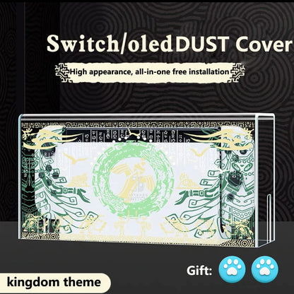 Clear Dust Cover for Nintendo Switch Oled Protection Games Accessories