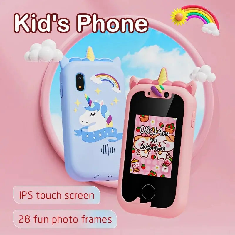 Kids Smart Phone Camera Toys Touchscreen Learning Toy for 3-8 Year