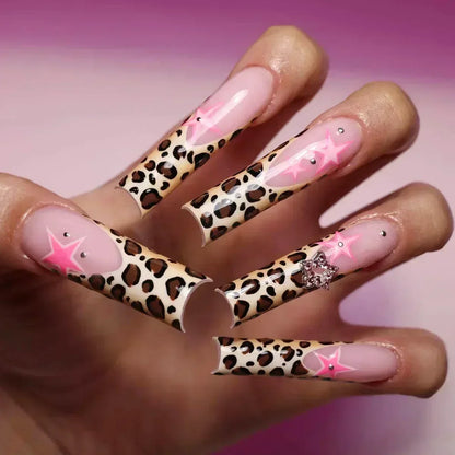 24Pcs Long Coffin Rhinestones Ballet Press