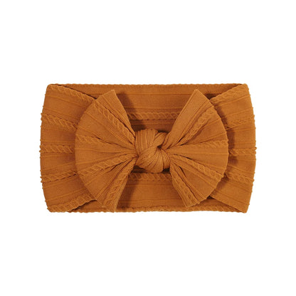 Big Flower Nylon Girl Hairband Elastic Soft Baby Headband For Children Turban Headwear For Newborn Baby Kids Hair Accessories