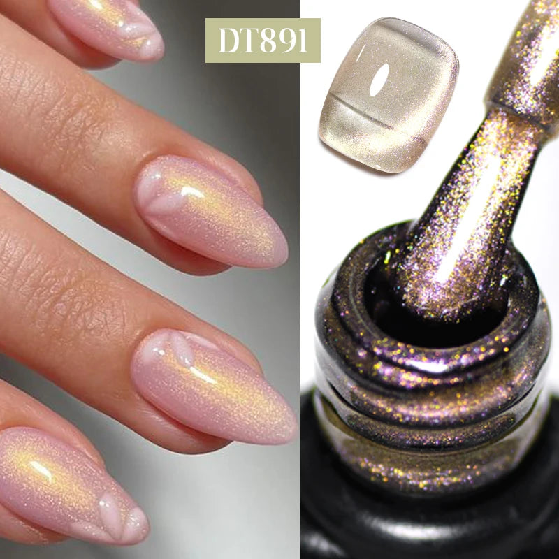 Cat Eye Gel Polish With Nail Magnet Tools Flexible Iron Wire For Creating Heart Shapes On Nails Nail Art nail supplies iman