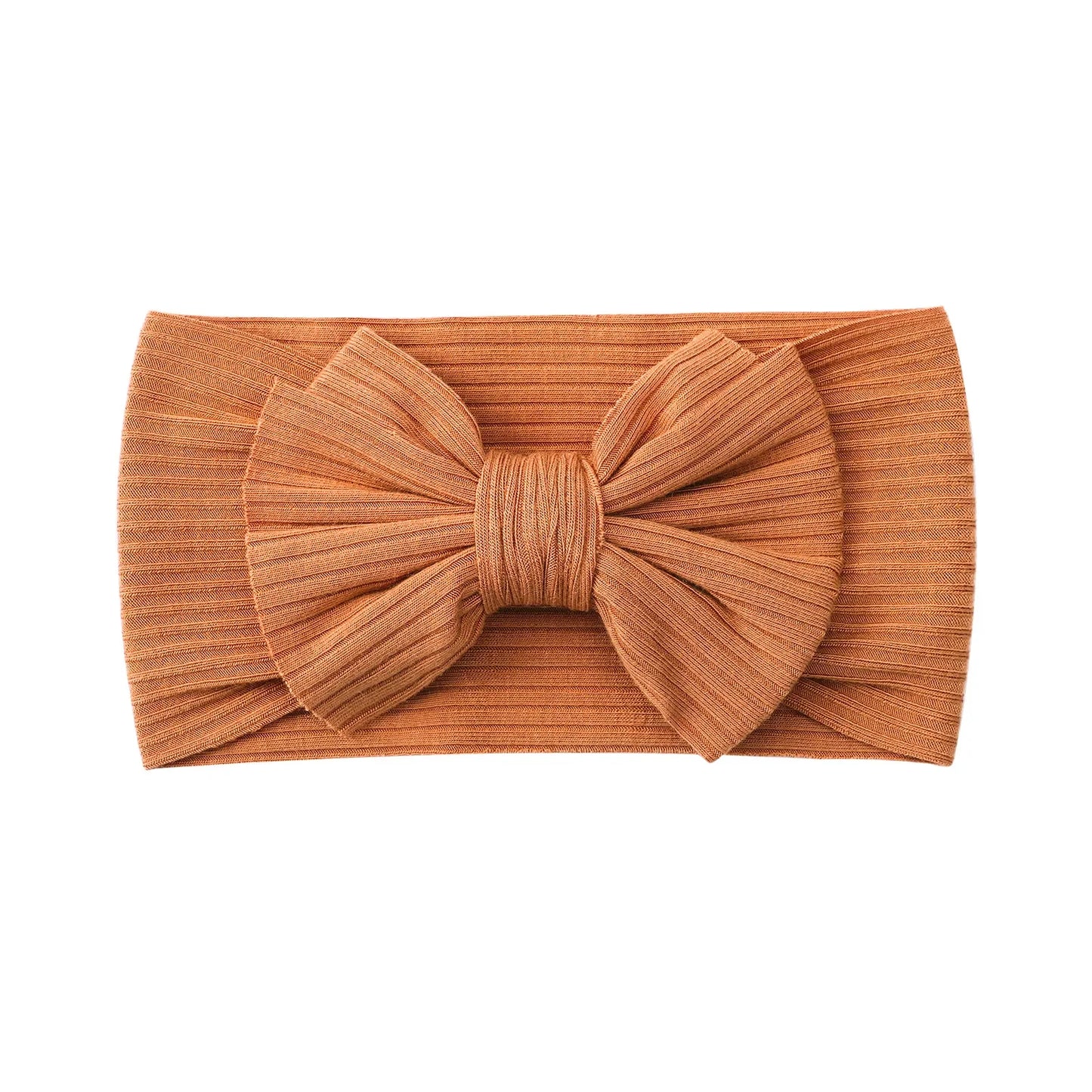 Candy Color Knit Baby Headbands Rib Bow Elastic Soft Newborn Headbands for Baby Girl Children Turban Infant Kids Accessories