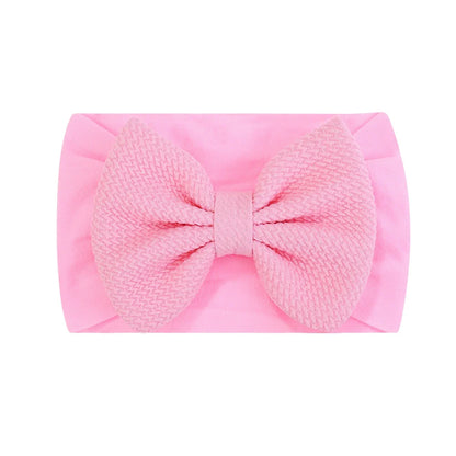 Baby Headband Nylon Infants Toddlers Elastic Hair Band for Newborn Girl Princess Bowknot Kids Hair Accessories Kids Headwear