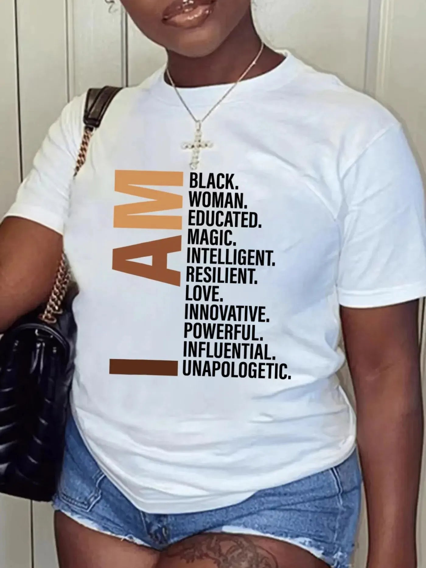 Women's Loose Fashion Bottoming Shirt Short-sleeved Women's T-shirt