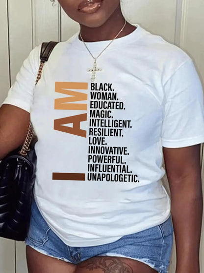 Women's Loose Fashion Bottoming Shirt Short-sleeved Women's T-shirt