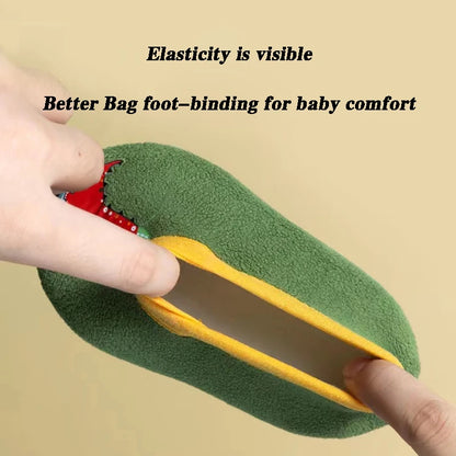 Children Anti-slip Shoes Newborn Baby Toddler Girls Cotton Non-slip Floor Socks