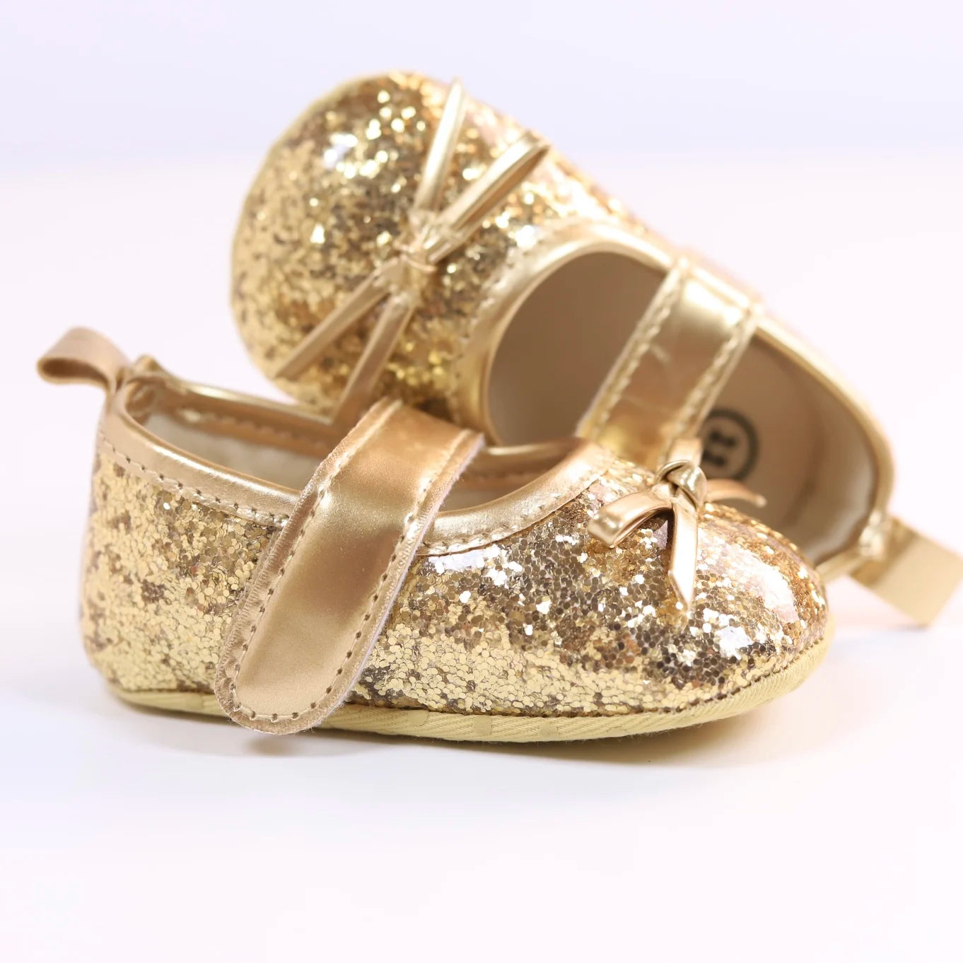 New baby toddler shoes sequin Korean casual fashion front shoes anti-drop shoes