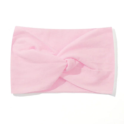 1Pc Soft Nylon Headscarf Astique Suitable for Newborn Baby Girl Flower Headband Elastic Hairband Turban Toddler Hair Accessories