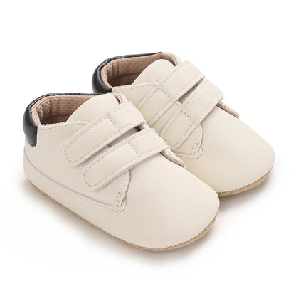 Newborn Baby Shoes Classic Leather Soft Soles Non Slip Toddler Walking