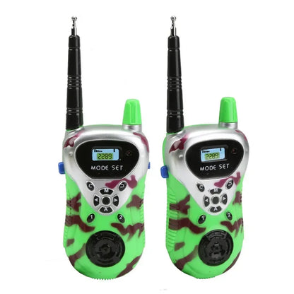 1 Pair 50M Walkie Talkies Mini Portable Handheld Two-Way Radio Toy