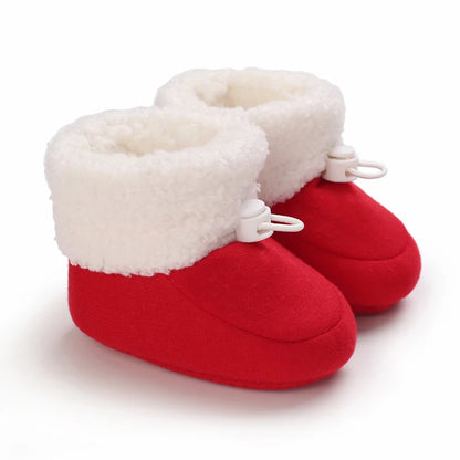 Winter Baby Shoes Boys Girls Cotton Soft Sole Snow Booties Thick Winter Warm Newborn Toddler Boots Shoes Frist Walking Shoes