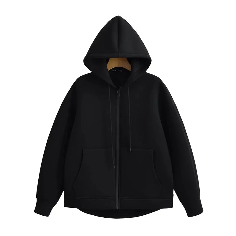 Zipper Hoodie High Street Unisex style