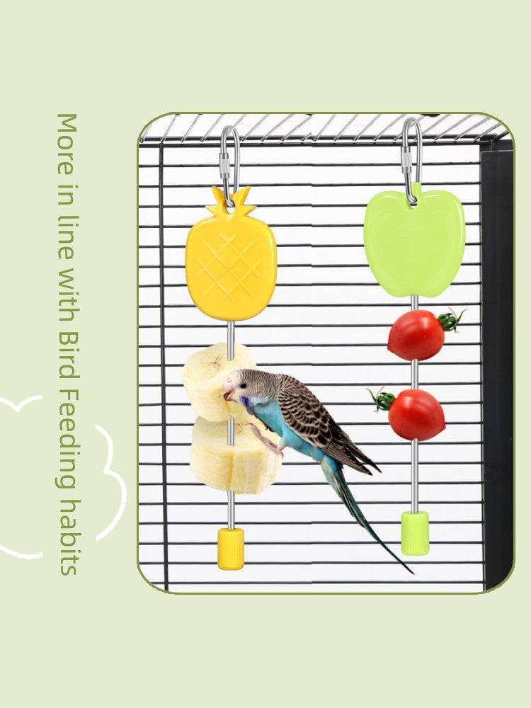 Fruit and Vegetable Toy Bird Cage Accessories Peony Parrot