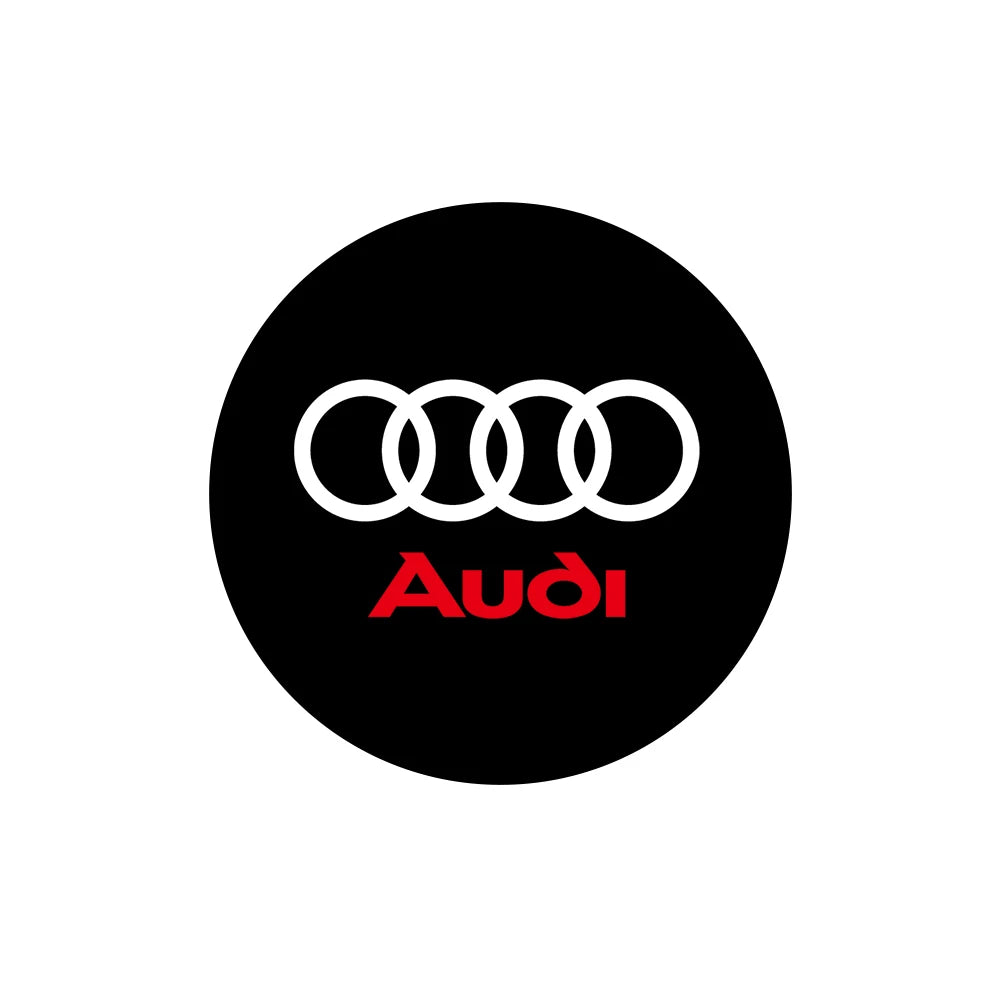 2Pcs Car Door Welcome Light Led HD Projector Lamp Courtesy Lights for Audi SLine S3 S4 S7 S6 A5 A3 A4 RS A6L A7 A4L Q5 Q7 A8L Q3