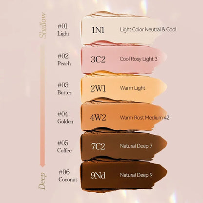 Matte Foundation Stick Oil Control Primer BB Cream Medium Coverage Light Bronzer Sculpt Face Outline Contour Brighten Concealer