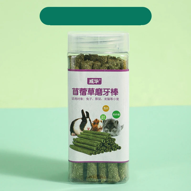 100g Rabbit Chew Sticks Natural Apple Tree Branch Molars Sweet Bamboo Sticks Teeth Clean Bite Toys for Guinea Pigs Hamster