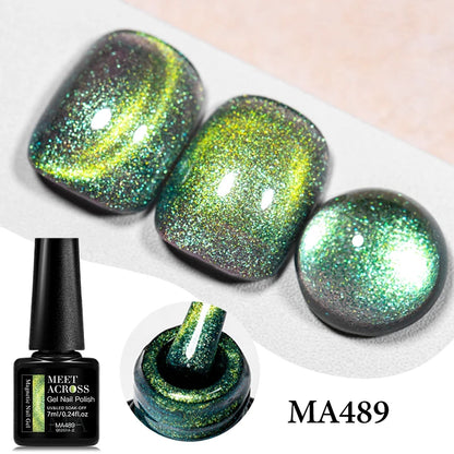 Cat Eye Gel Polish With Nail Magnet Tools Flexible Iron Wire For Creating Heart Shapes On Nails Nail Art nail supplies iman