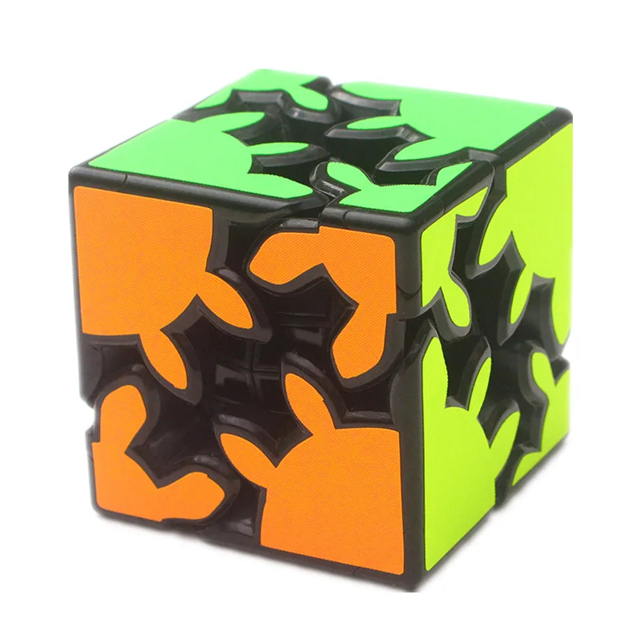 2x2 Gear Cube Professional Cubo Magico Puzzle Toy For Children Kids