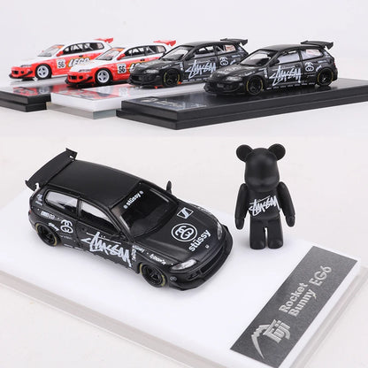 Fuji 1:64 Rocket Bunny Civic EG6 Wide-body Alloy Model Car