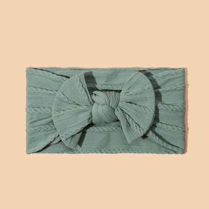 1pcs Bow Baby Head Band for Children Print Baby Headbands Newborn Cable Headband Turban Kids Headwear Baby Hair Accessories Girl