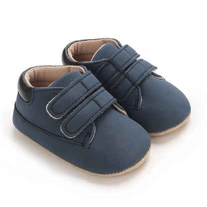 Newborn Baby Shoes Classic Leather Soft Soles Non Slip Toddler Walking