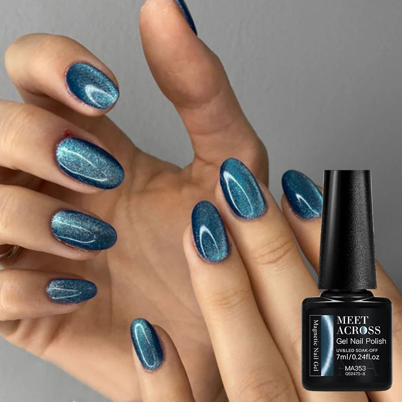 Cat Eye Gel Polish With Nail Magnet Tools Flexible Iron Wire For Creating Heart Shapes On Nails Nail Art nail supplies iman