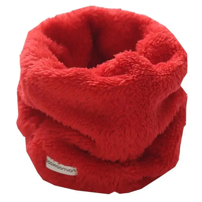 Autumn Winter Children Scarf Kids O-Ring Scarves Knitted Plush Boys Girls Neck Collars Warm Kids Neckerchief Children Bufandas