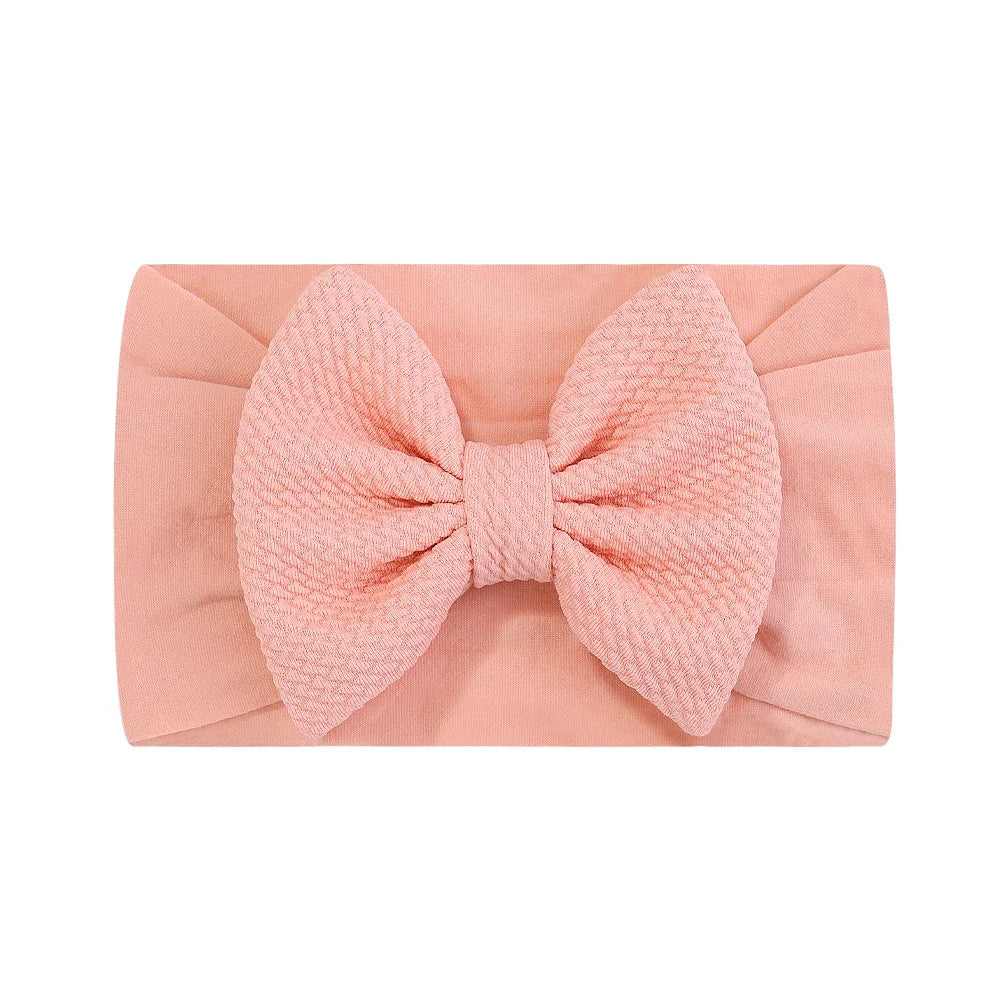Baby Headband Nylon Infants Toddlers Elastic Hair Band for Newborn Girl Princess Bowknot Kids Hair Accessories Kids Headwear