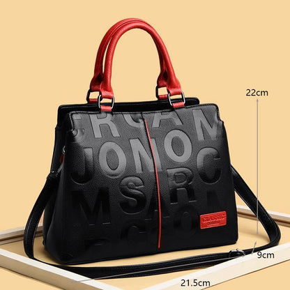 PU Leather Casual Crossbody Bags for Women Ladies Luxury Designer Tote Handbag