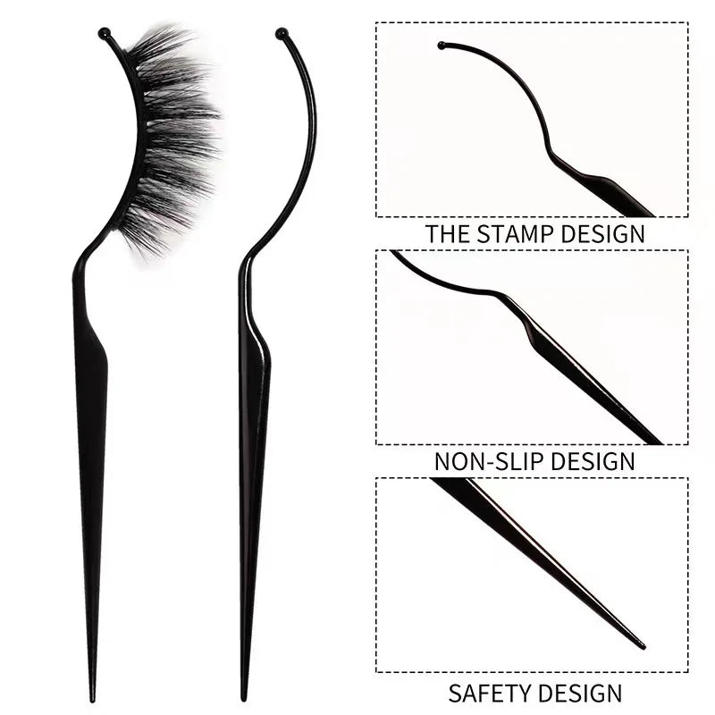 10 Pcs False Eyelash Style Display Stand Stick Board Lash Extension Try on Effect Exhibit Auxiliary Fake Lashes Holder Tools