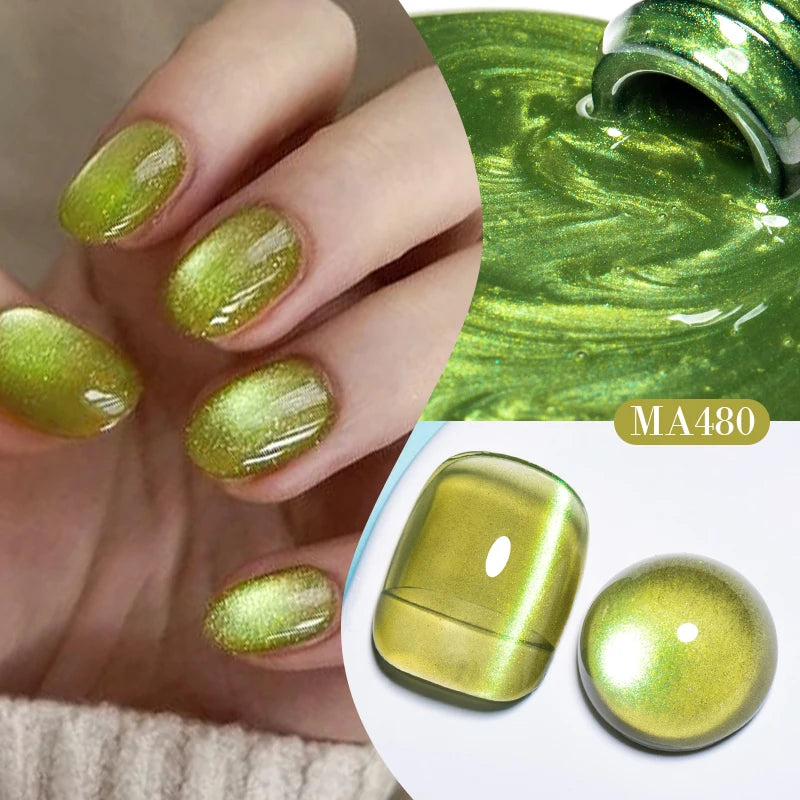 Cat Eye Gel Polish With Nail Magnet Tools Flexible Iron Wire For Creating Heart Shapes On Nails Nail Art nail supplies iman