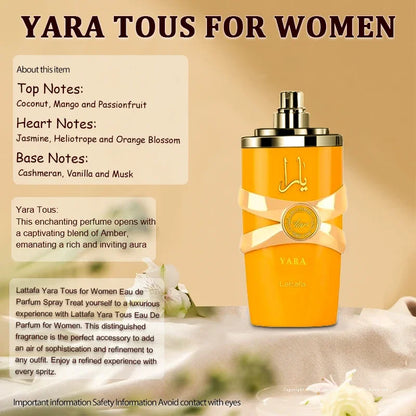 100ml Original Arabian Women's Perfume for Men Deodorant  Yala