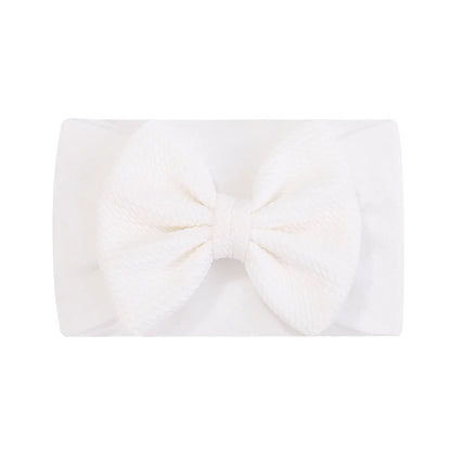 Baby Headband Nylon Infants Toddlers Elastic Hair Band for Newborn Girl Princess Bowknot Kids Hair Accessories Kids Headwear