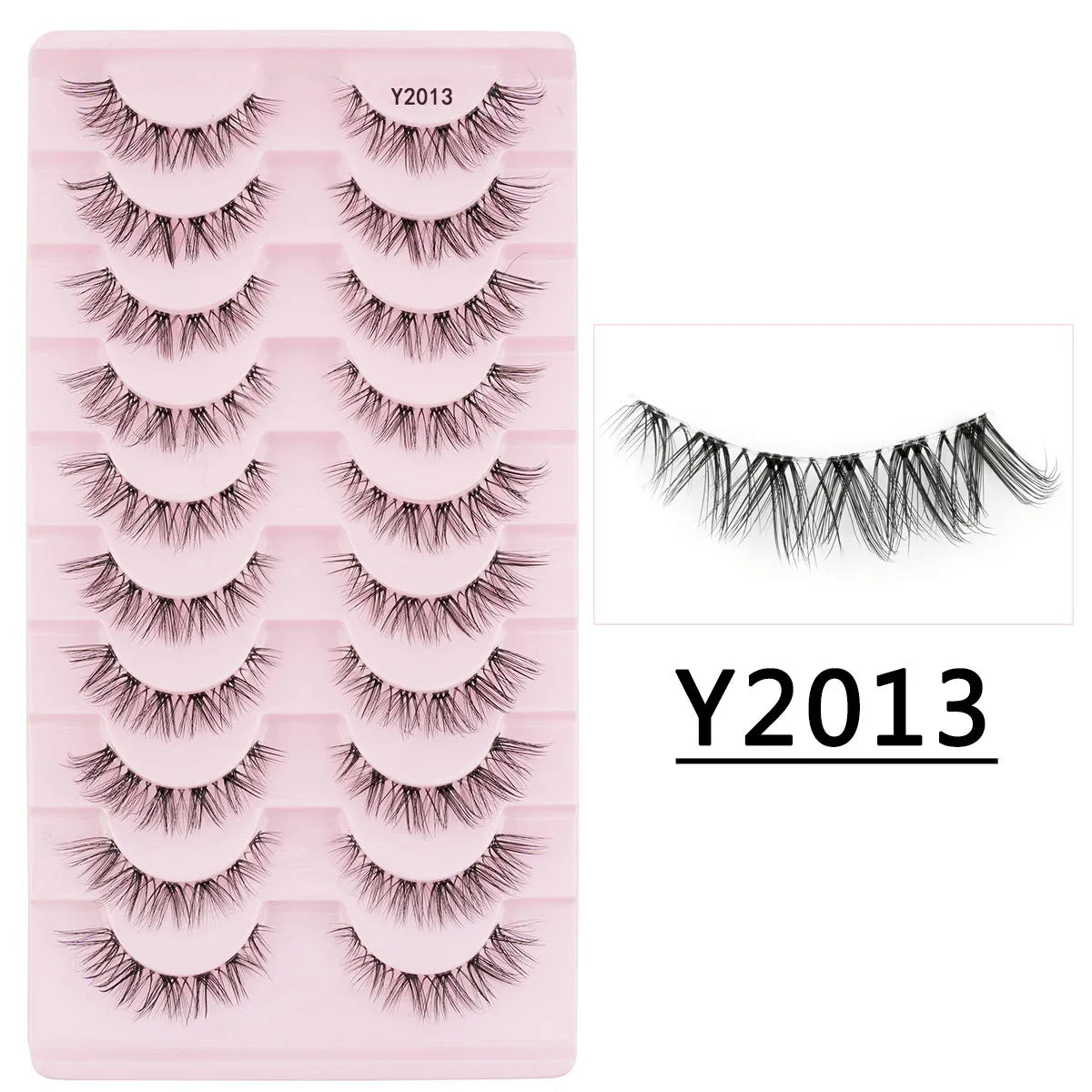 3/10 Pairs 3D Mink Eyelash Natural False Eyelashes Makeup Fake Eye Lashes Faux Cilios Make Up Beauty Tools Wholesale Lashes Cils