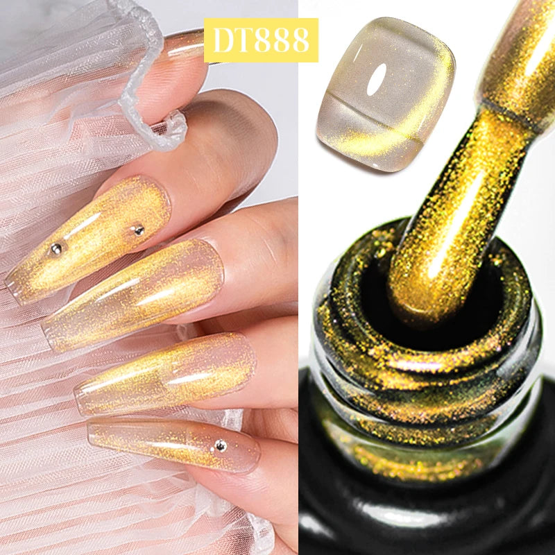 Cat Eye Gel Polish With Nail Magnet Tools Flexible Iron Wire For Creating Heart Shapes On Nails Nail Art nail supplies iman