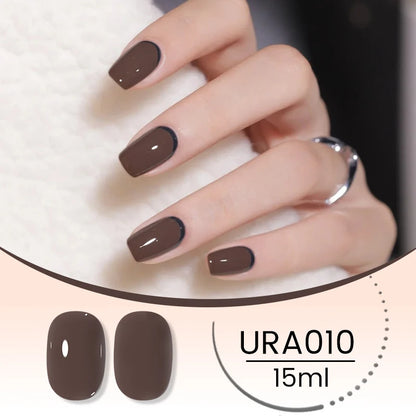 UR SUGAR 15ml Winter Brown Bright Color Gel Gel Varnishes All For Nails Soak Off UV LED Semi Permanent Nail Art Long Lasting Gel