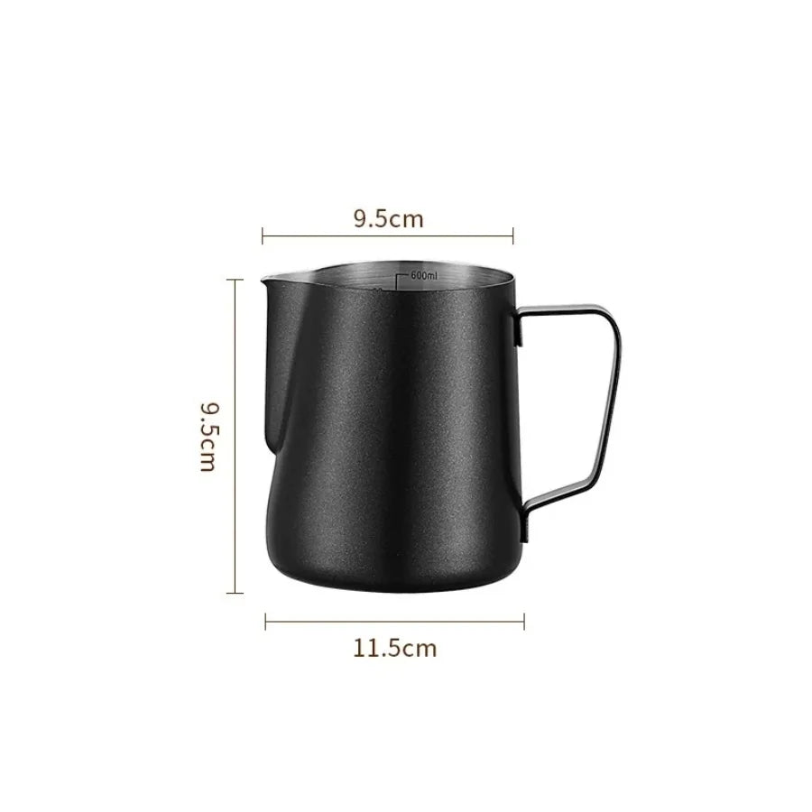 350/600ML Coffee Milk Frothing Pitcher Jug 304 Stainless Steel Precise Scale High Quality Latte