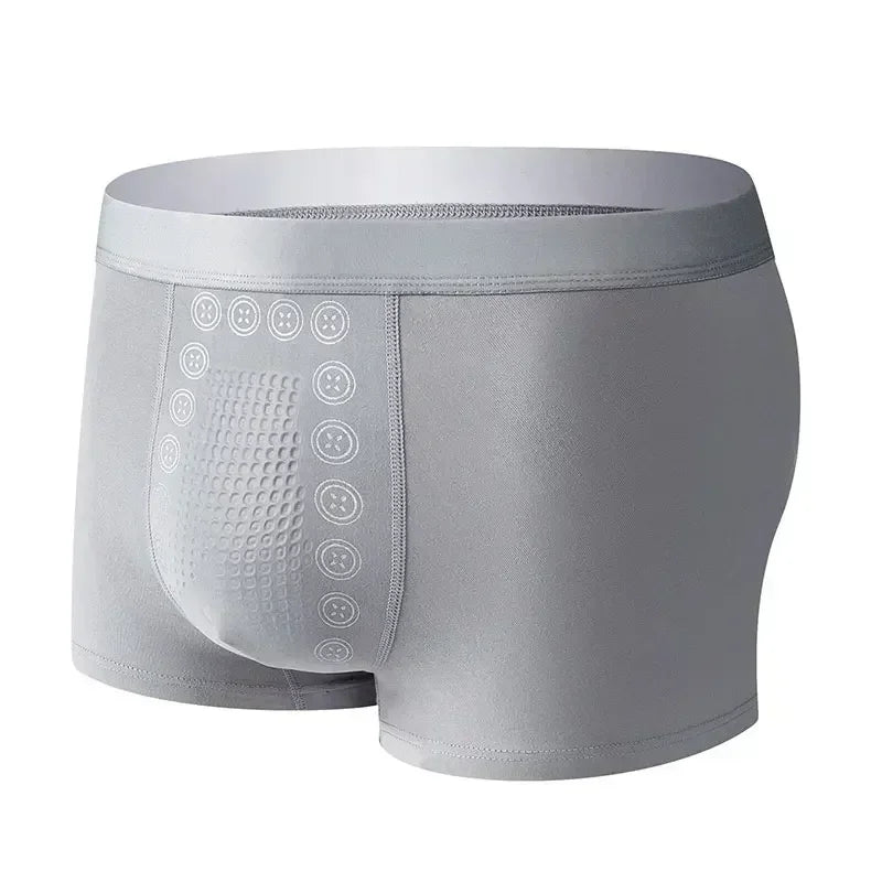 Men Boxer Shorts 3A Graphene Antibacterial Ice Silk U Bulge Pouch Underwear Man Boxershorts Seamless Breathable Male Panties