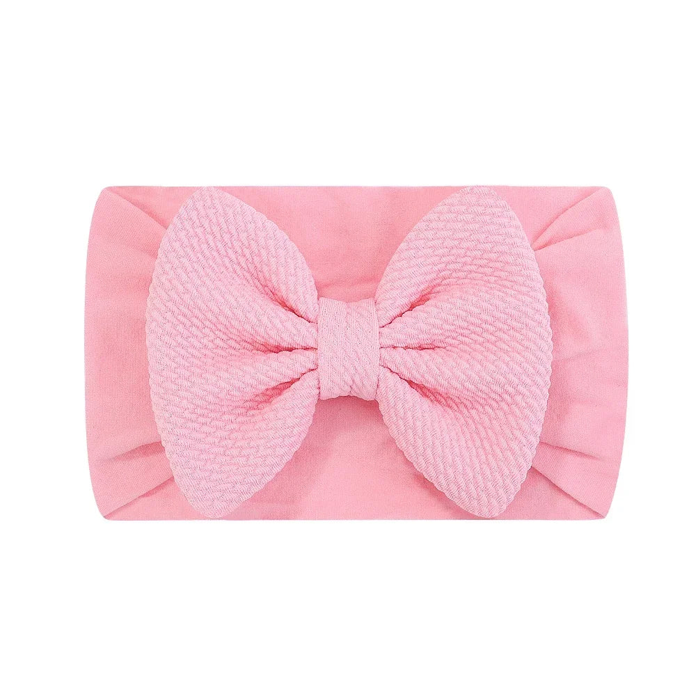 1Pc Headband Nylon Infants Toddlers Elastic Hair Band for Newborn Girl Princess Bowknot Cute Baby Hair Accessories Wholesale