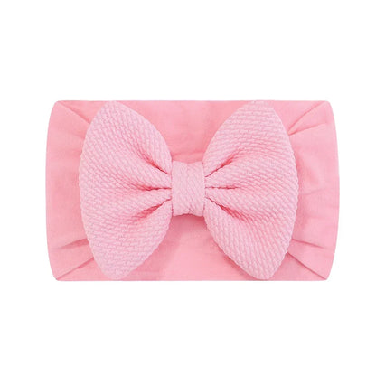 1Pc Headband Nylon Infants Toddlers Elastic Hair Band for Newborn Girl Princess Bowknot Cute Baby Hair Accessories Wholesale