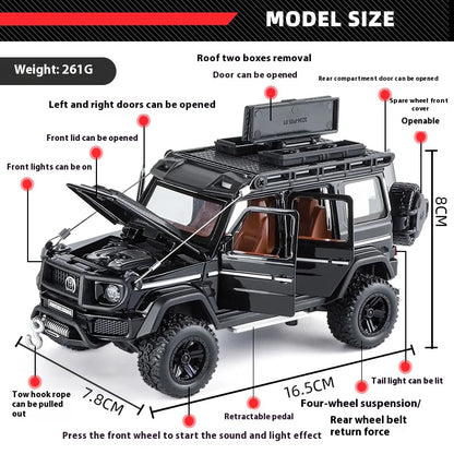1:32 Mercedes Benz BRABUS G550 Modified 4*4 Off Road SUV Alloy