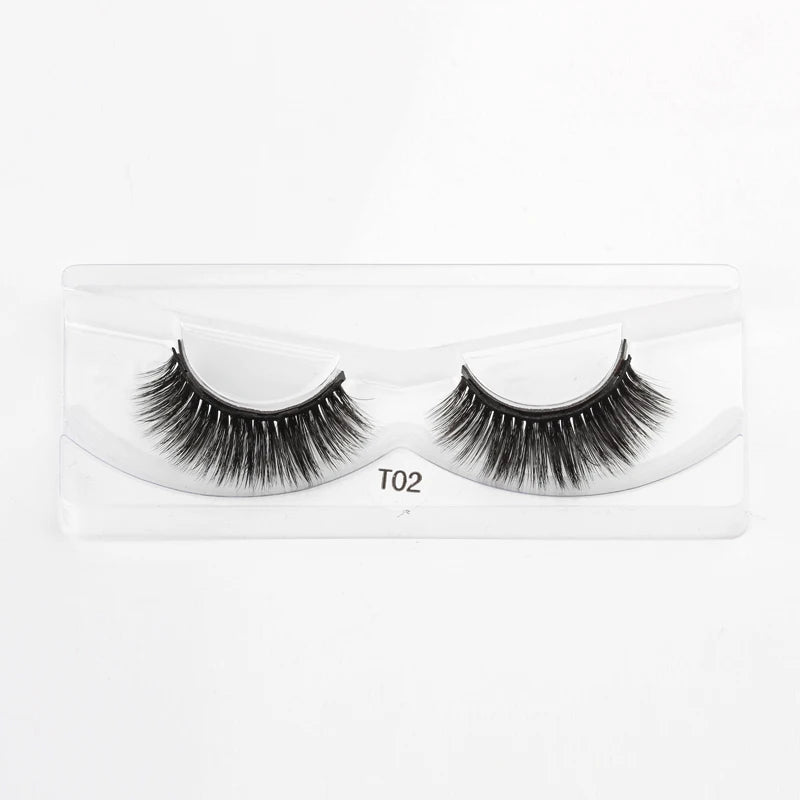 New 1/3Pairs Magnetic Eyelashes False Lashes Repeated Use Eyelashes Waterproof Liquid Eyeliner With Tweezer Make Up Sets Hotting