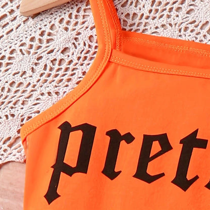 5-14 Years Teenagers Girls Clothing Sets Summer New Cotton Fashion Top + Mesh Skirt Two Piece Set