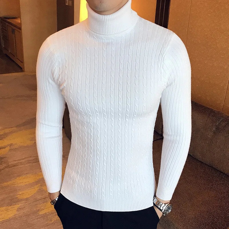 Winter High Neck Thick Warm Turtleneck Sweater