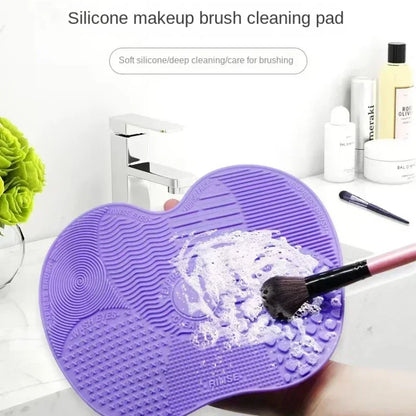 Silicone Brush Cleaner Cosmetic Make Up Washing Brushes Gel Cleaning Mat Foundation Makeup Cleaners Pad Scrubbe Board